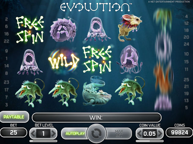 Evolution™, Igralni avtomati s 5 koluti